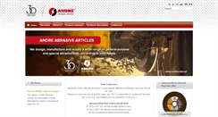 Desktop Screenshot of andreabrasive.com